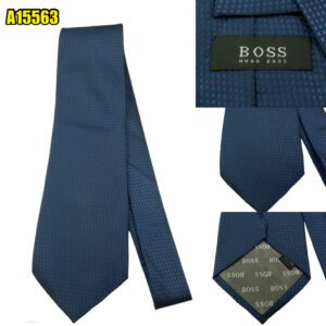 Unbrand Tie Silk Navy  (US Import Tax Included) มุมที่ 1