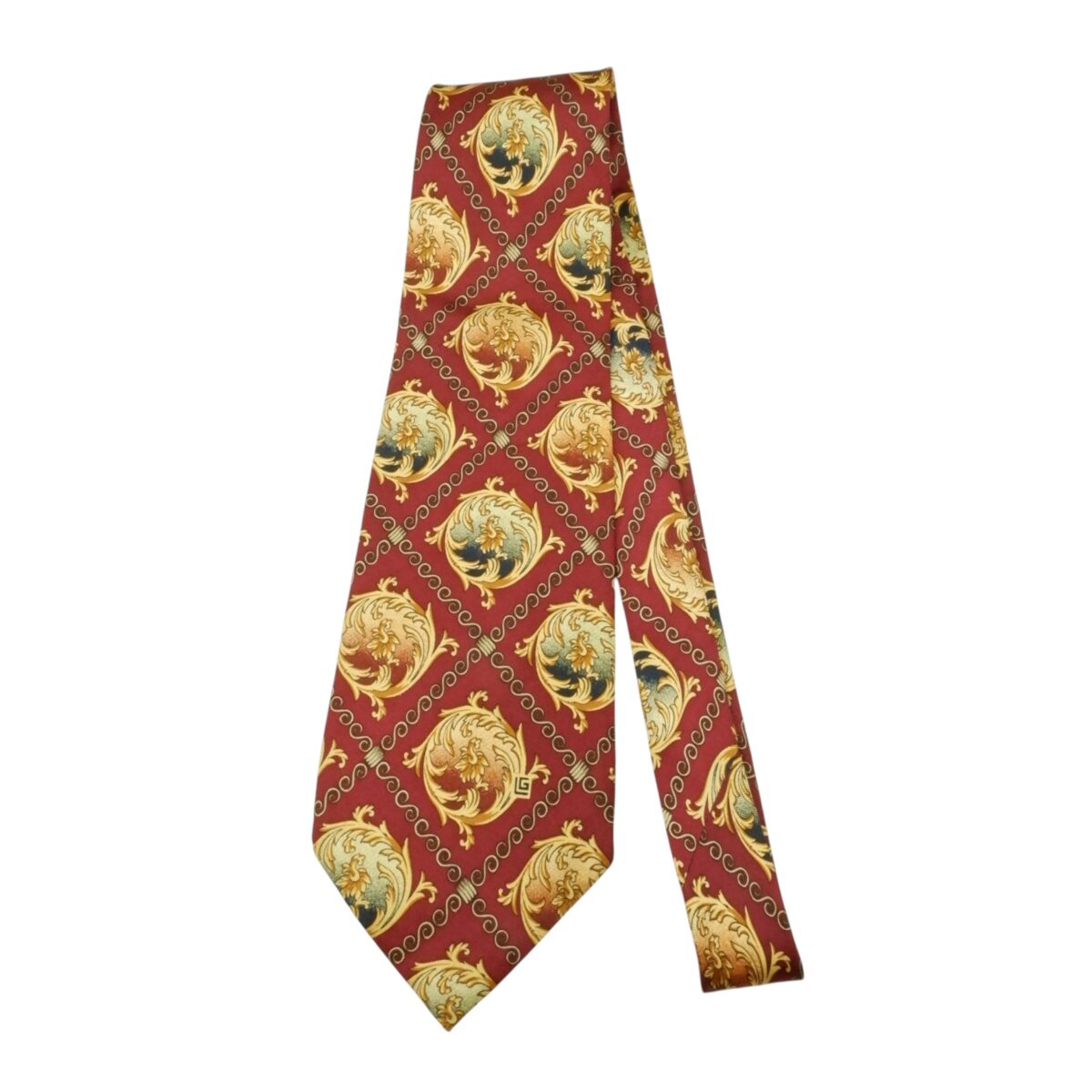 Guy Laroche Tie Silk Brown (US Import Tax Included) | mesabb clothing Guy Laroche Tie Silk Brown (US Import Tax Included) มุมที่ 2