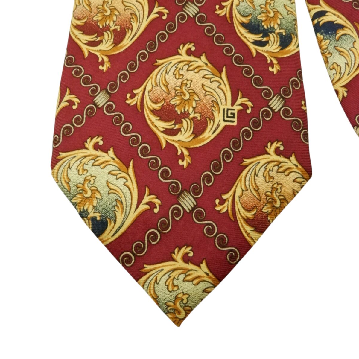 Guy Laroche Tie Silk Brown (US Import Tax Included) | mesabb clothing Guy Laroche Tie Silk Brown (US Import Tax Included) มุมที่ 3
