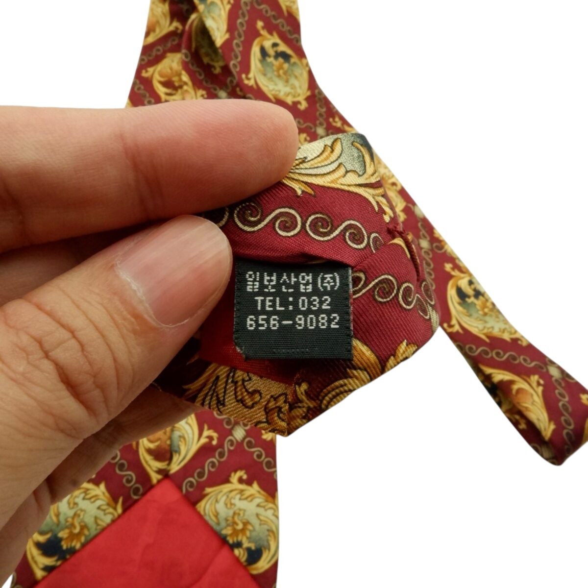Guy Laroche Tie Silk Brown (US Import Tax Included) | mesabb clothing Guy Laroche Tie Silk Brown (US Import Tax Included) มุมที่ 7