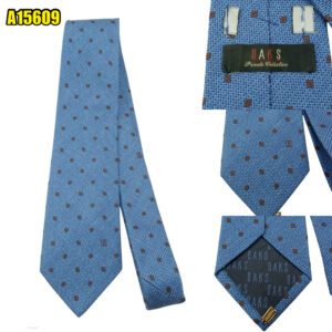 DAKS Tie Silk Blue Korea (US Import Tax Included) มุมที่ 1