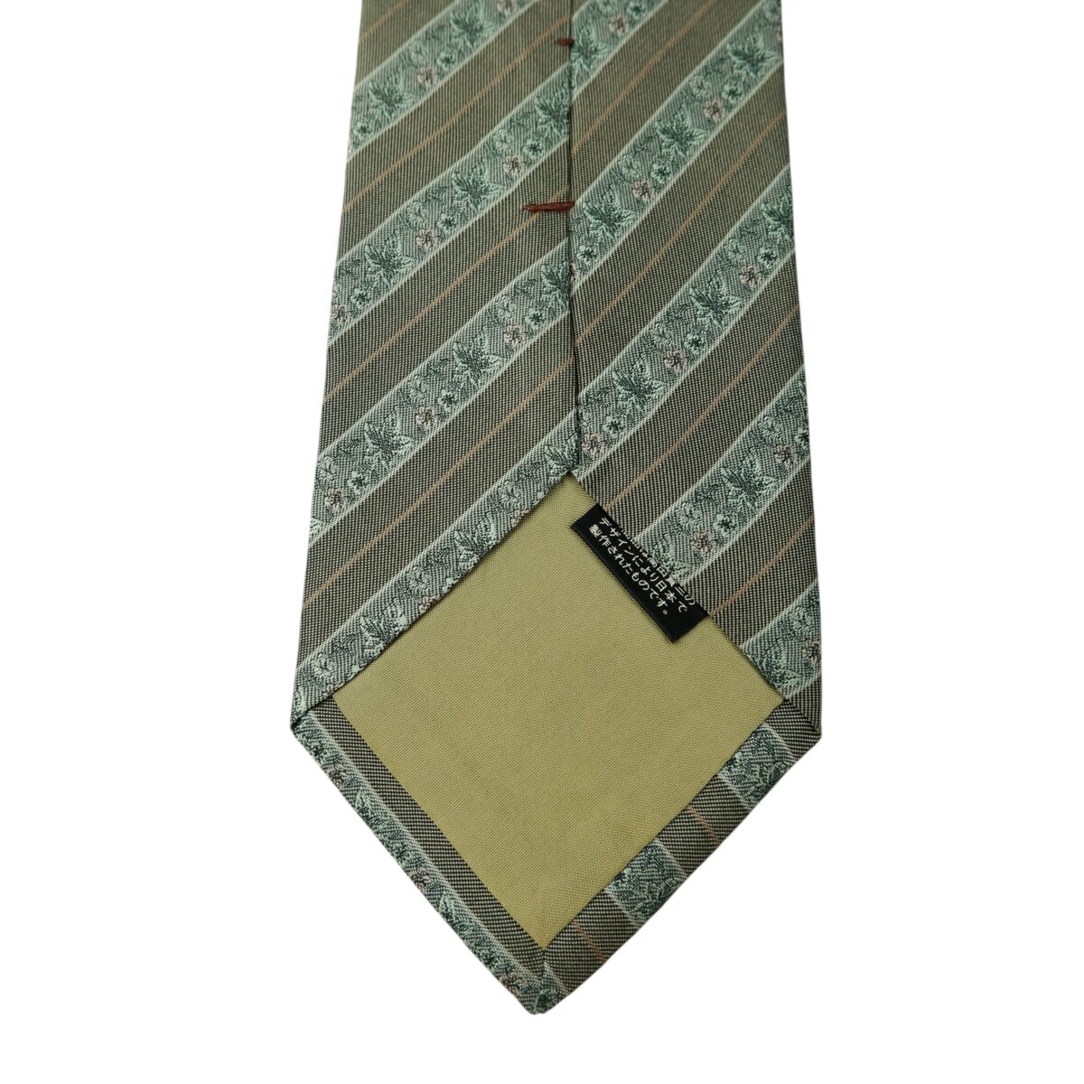 a15621 8 Kenzo Tie Silk Grey Stripe Japan (US Import Tax Included) มุมที่ 8