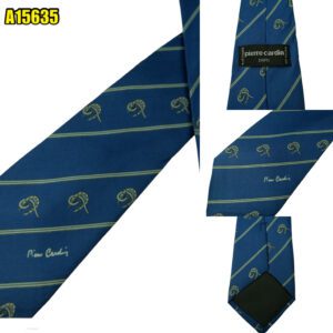 Pierre Cardin Tie Silk Blue Stripe France (US Import Tax Included) มุมที่ 1
