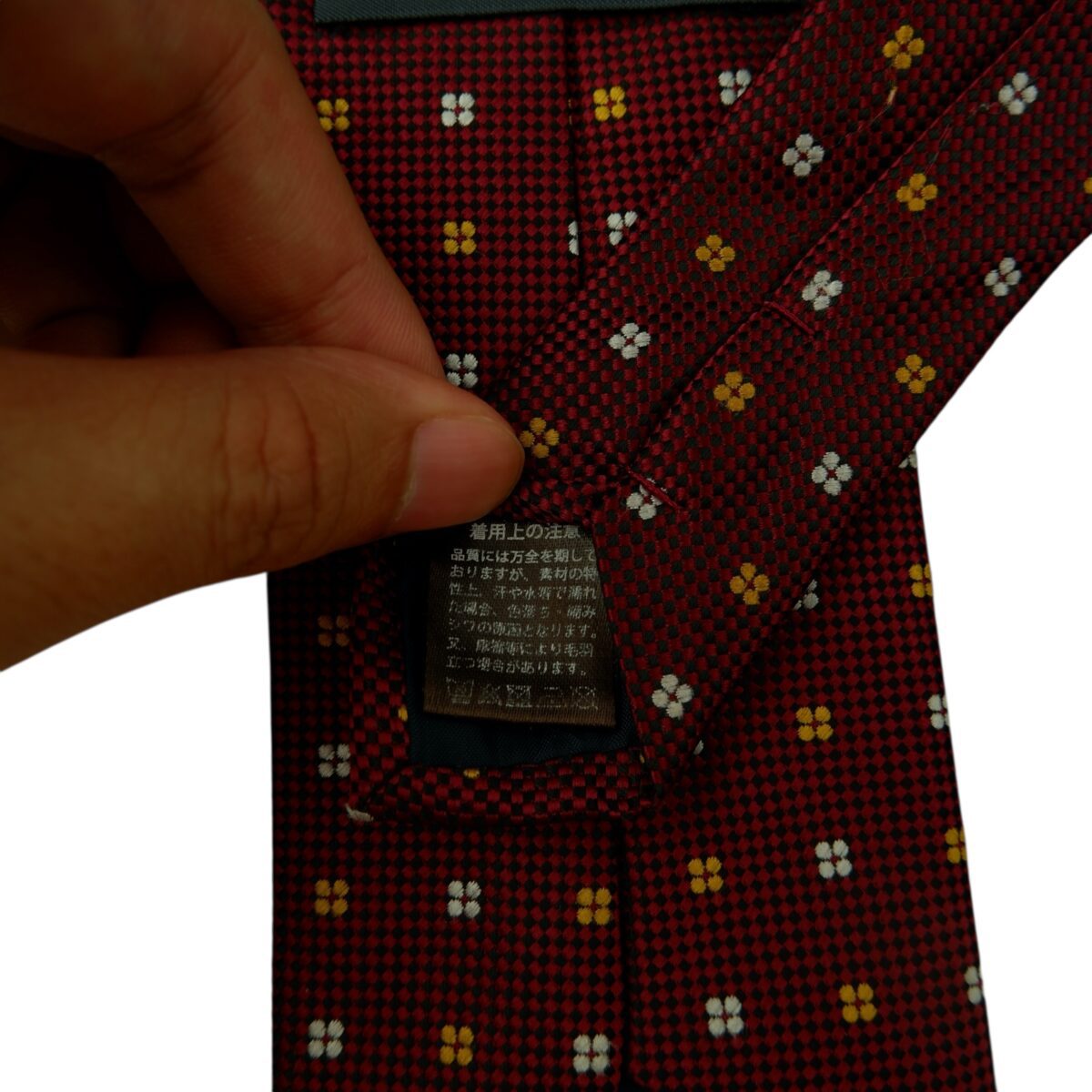 a15636 10 Brick House Tie PE Maroon Geometric China (US Import Tax Included) มุมที่ 10