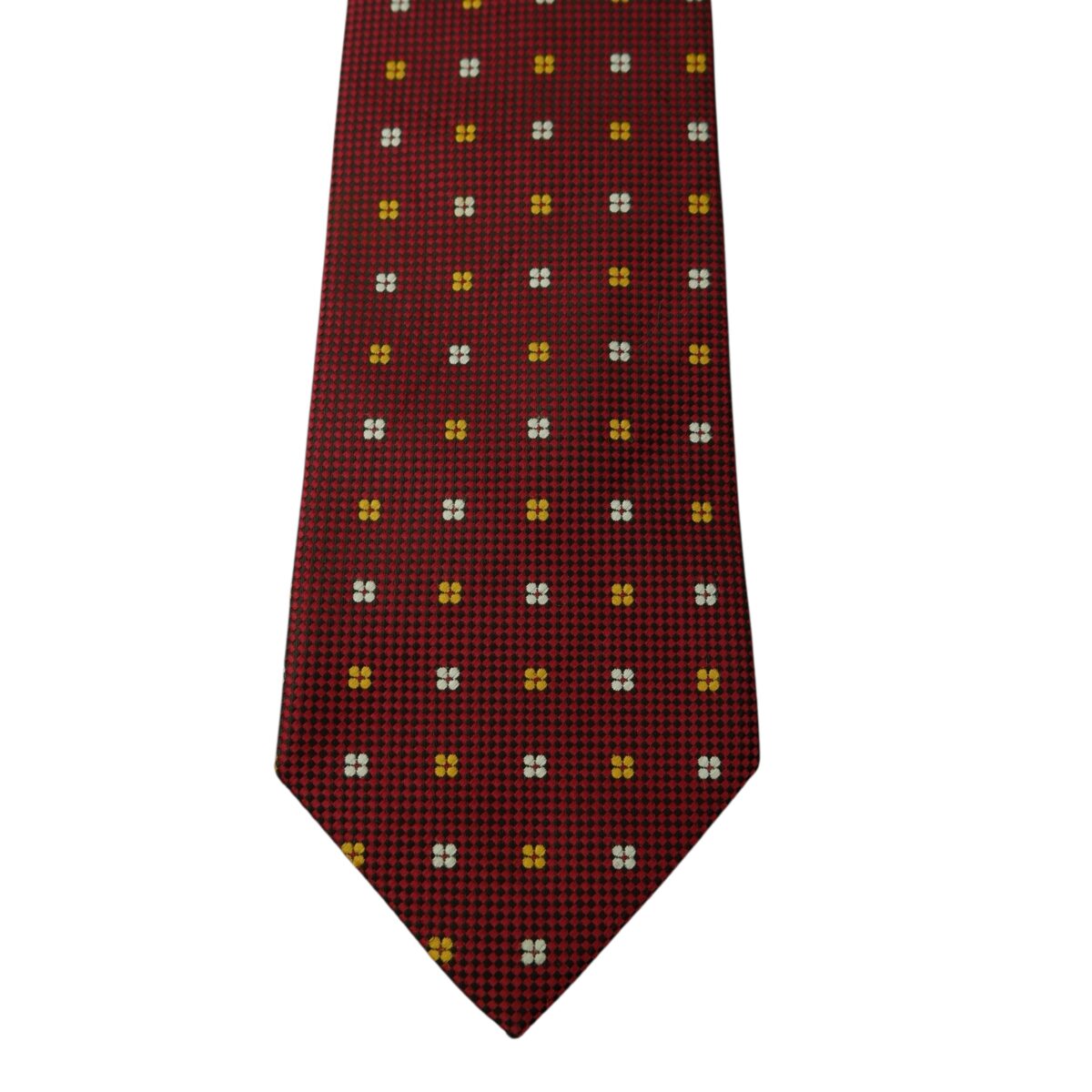 a15636 6 Brick House Tie PE Maroon Geometric China (US Import Tax Included) มุมที่ 6