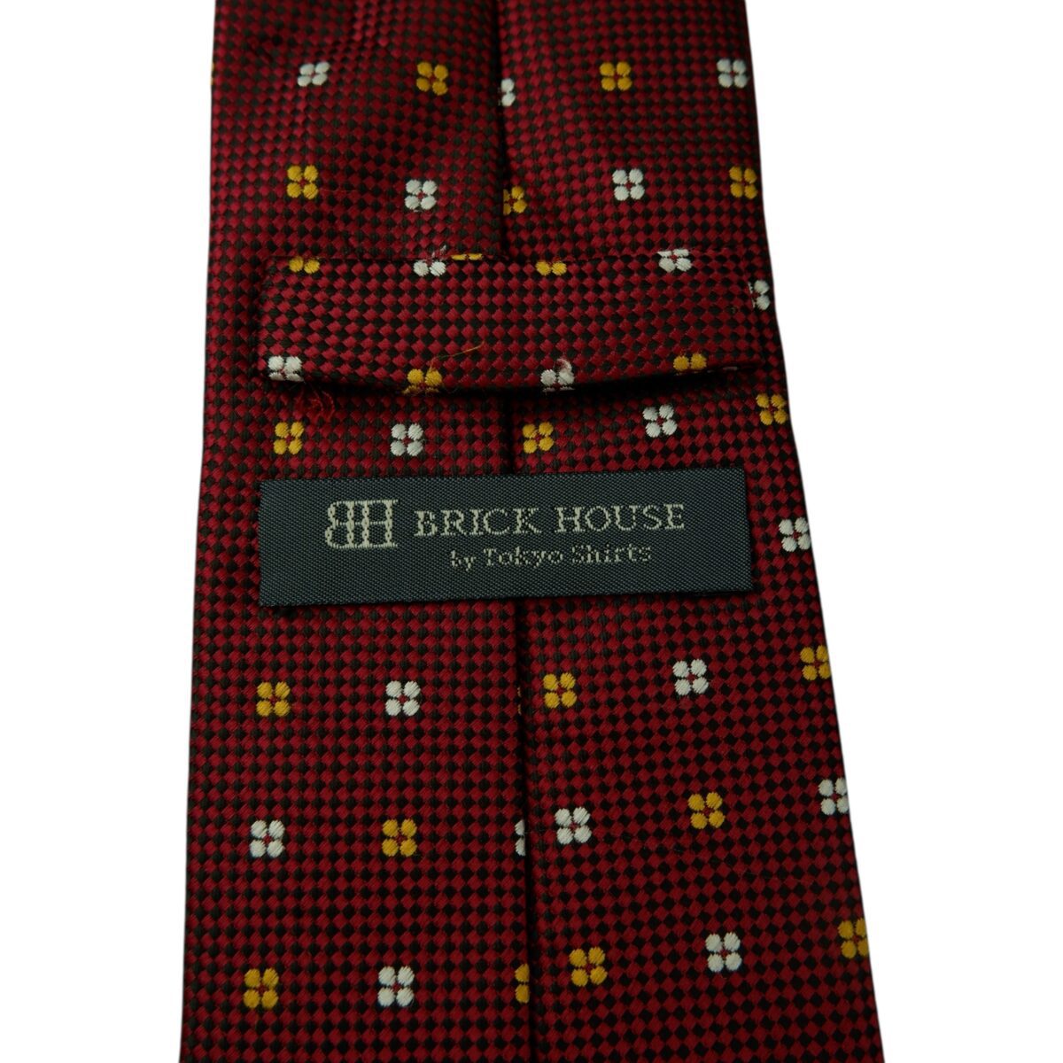 a15636 9 Brick House Tie PE Maroon Geometric China (US Import Tax Included) มุมที่ 9