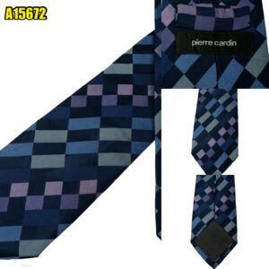 Pierre Cardin Tie Silk Multicolor Geometric Japan (US Import Tax Included) มุมที่ 1