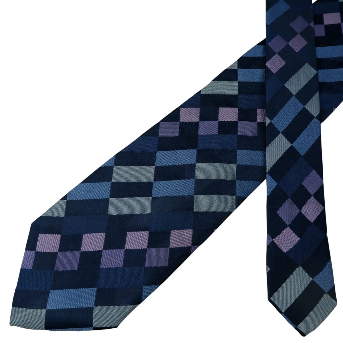 Pierre Cardin Tie Silk Multicolor Geometric Japan (US Import Tax Included) | mesabb clothing Pierre Cardin Tie Silk Multicolor Geometric Japan (US Import Tax Included) มุมที่ 2