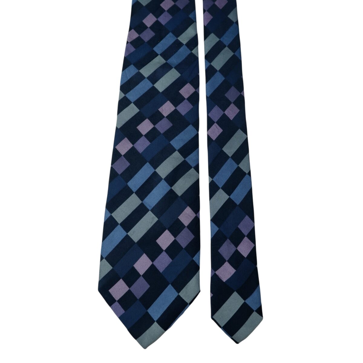 Pierre Cardin Tie Silk Multicolor Geometric Japan (US Import Tax Included) | mesabb clothing Pierre Cardin Tie Silk Multicolor Geometric Japan (US Import Tax Included) มุมที่ 3