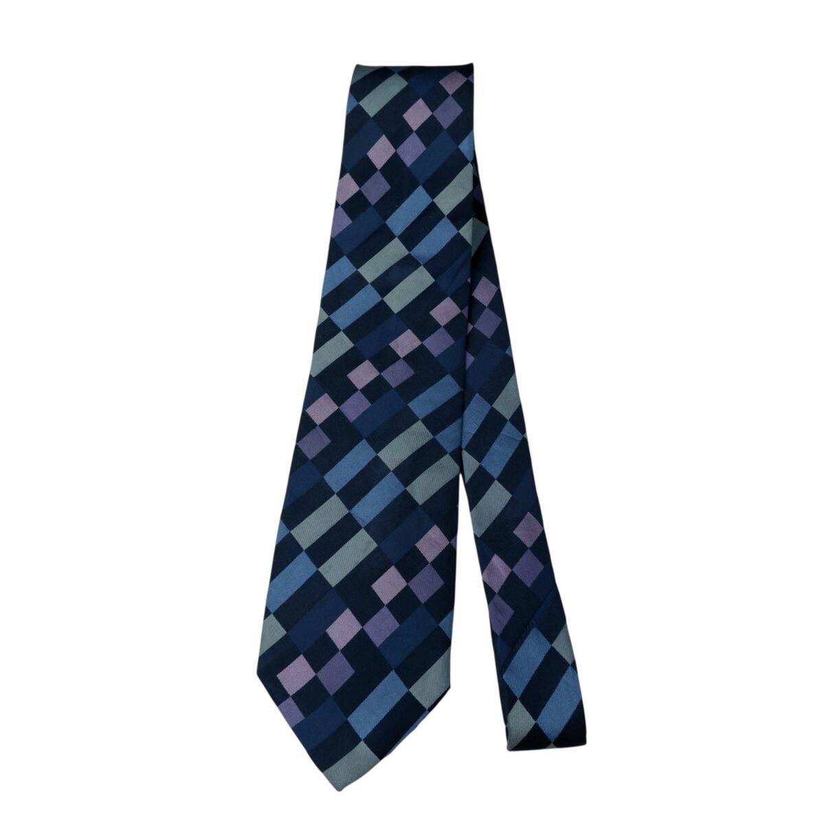 Pierre Cardin Tie Silk Multicolor Geometric Japan (US Import Tax Included) | mesabb clothing Pierre Cardin Tie Silk Multicolor Geometric Japan (US Import Tax Included) มุมที่ 5