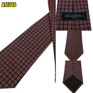 Brooks Brothers Tie Silk Purple USA (US Import Tax Included) มุมที่ 1