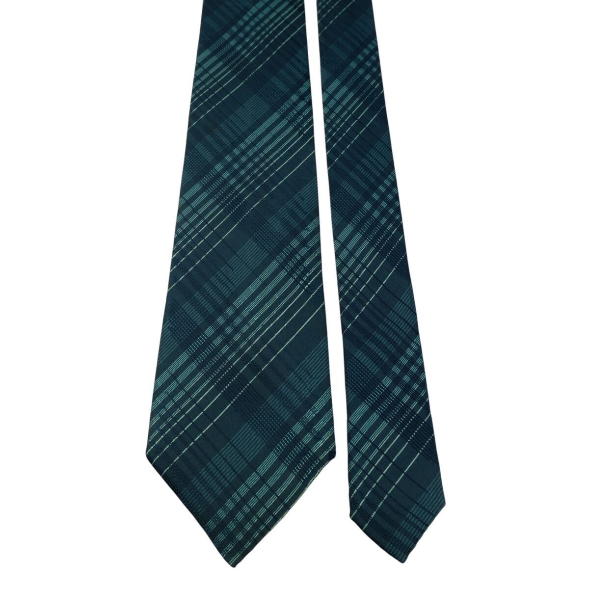 a15767 3 DKNY Tie Silk Dark Navy Check Japan (US Import Tax Included) มุมที่ 3