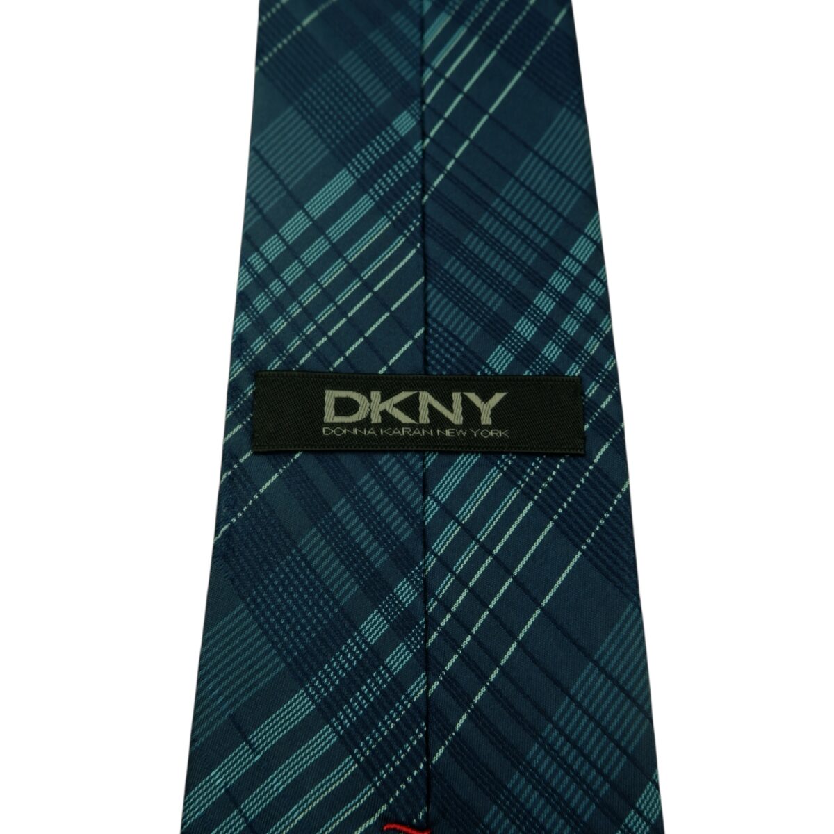 a15767 9 DKNY Tie Silk Dark Navy Check Japan (US Import Tax Included) มุมที่ 9