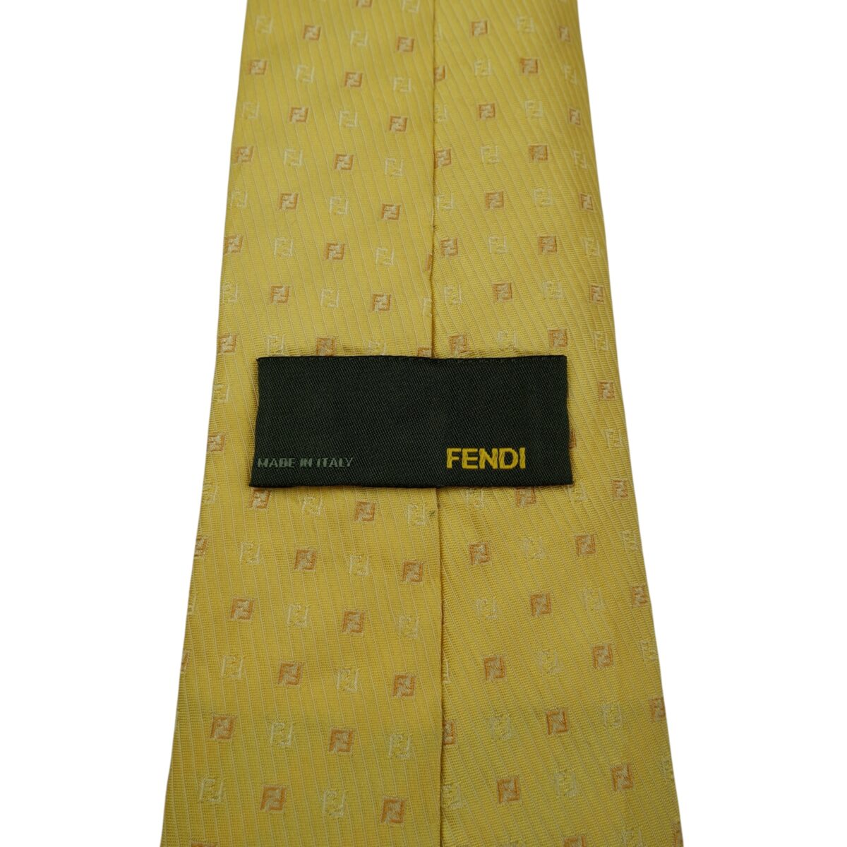 Fendi Tie Silk Beige Geometric Italy (US Import Tax Included) | mesabb clothing Fendi Tie Silk Beige Geometric Italy (US Import Tax Included) มุมที่ 9