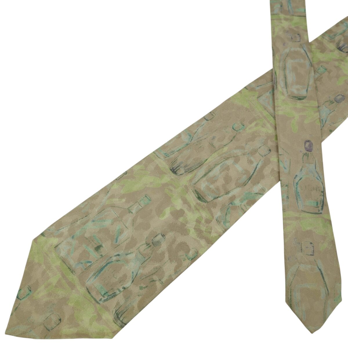 a15834 2 Kenzo Tie Silk Grey Bottle Japan (US Import Tax Included) มุมที่ 2