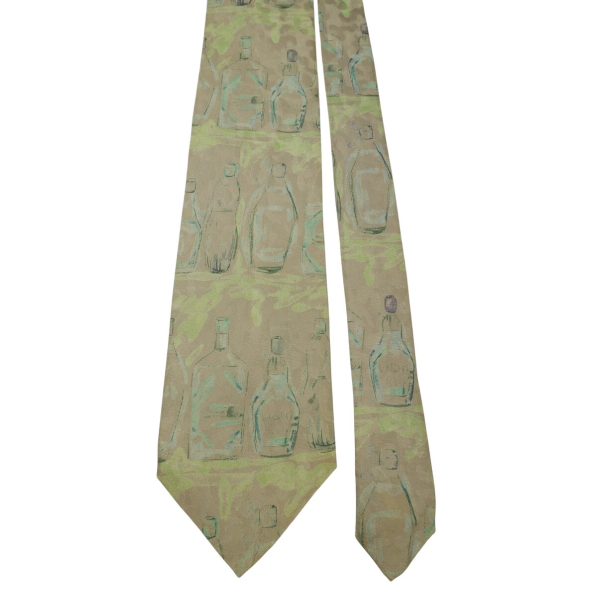 a15834 3 Kenzo Tie Silk Grey Bottle Japan (US Import Tax Included) มุมที่ 3