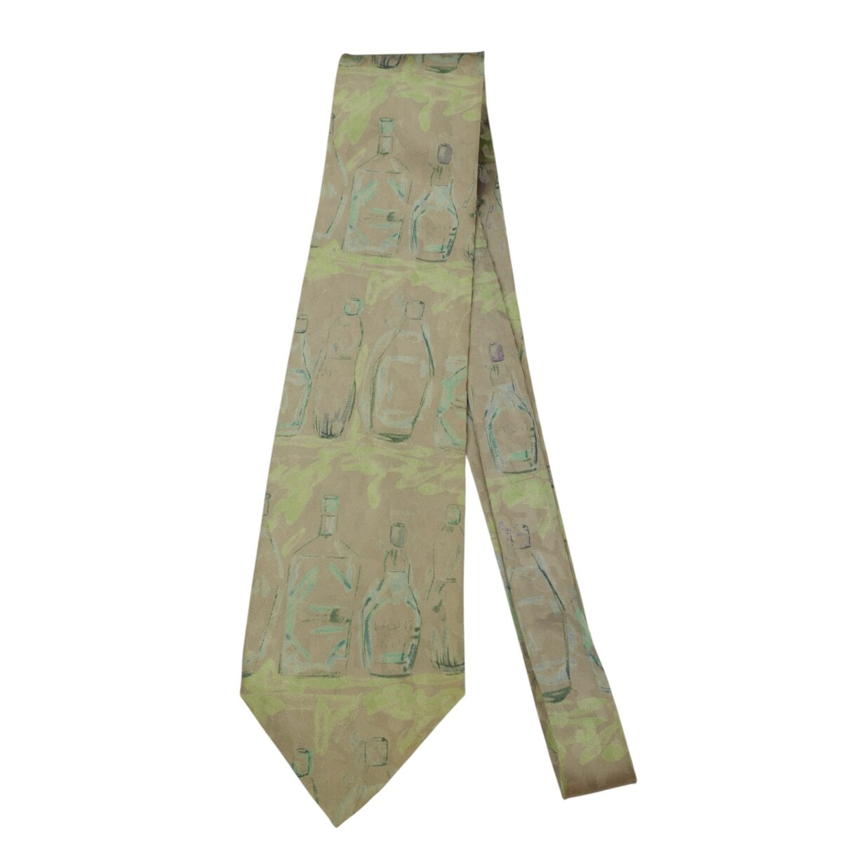 a15834 5 Kenzo Tie Silk Grey Bottle Japan (US Import Tax Included) มุมที่ 5
