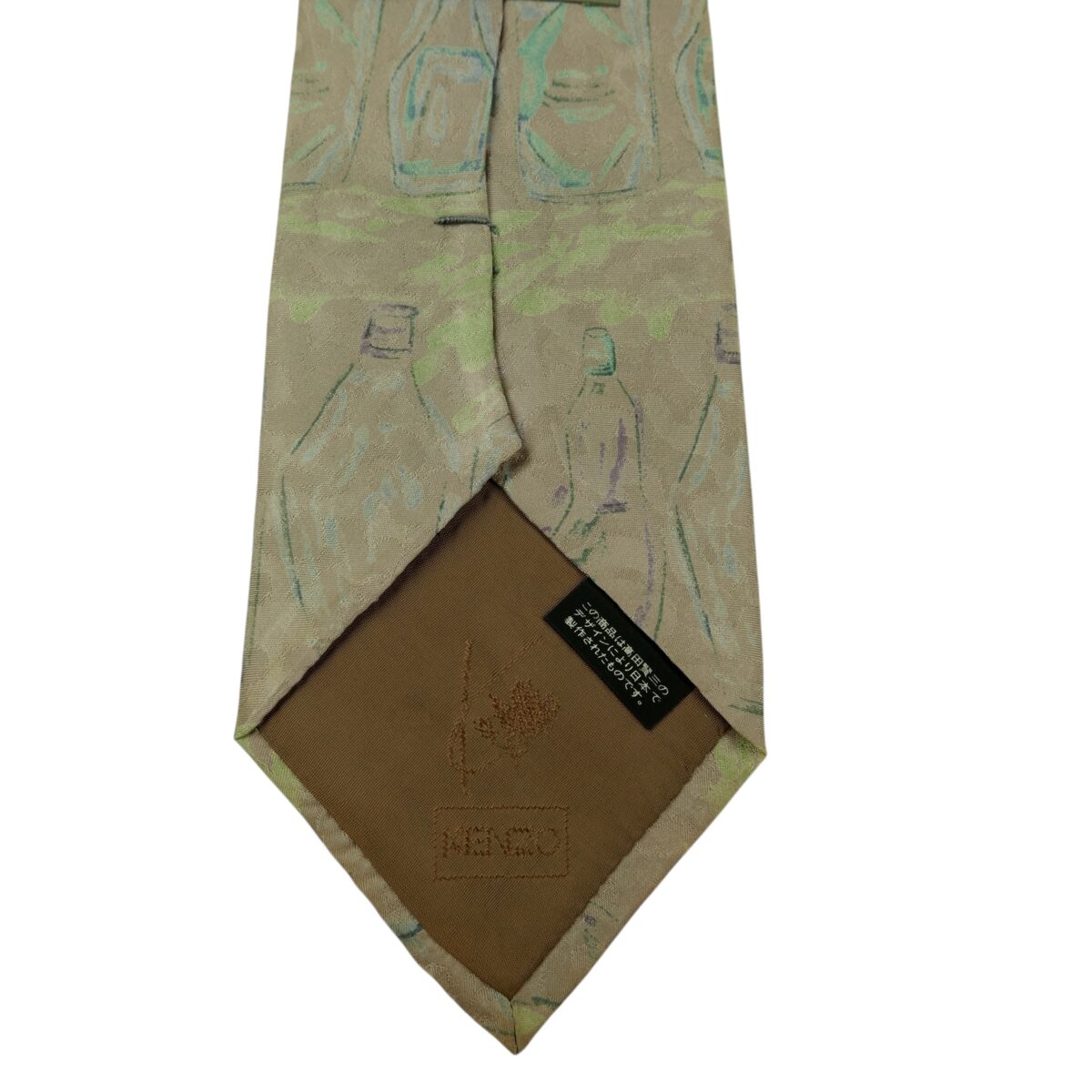 a15834 8 Kenzo Tie Silk Grey Bottle Japan (US Import Tax Included) มุมที่ 8