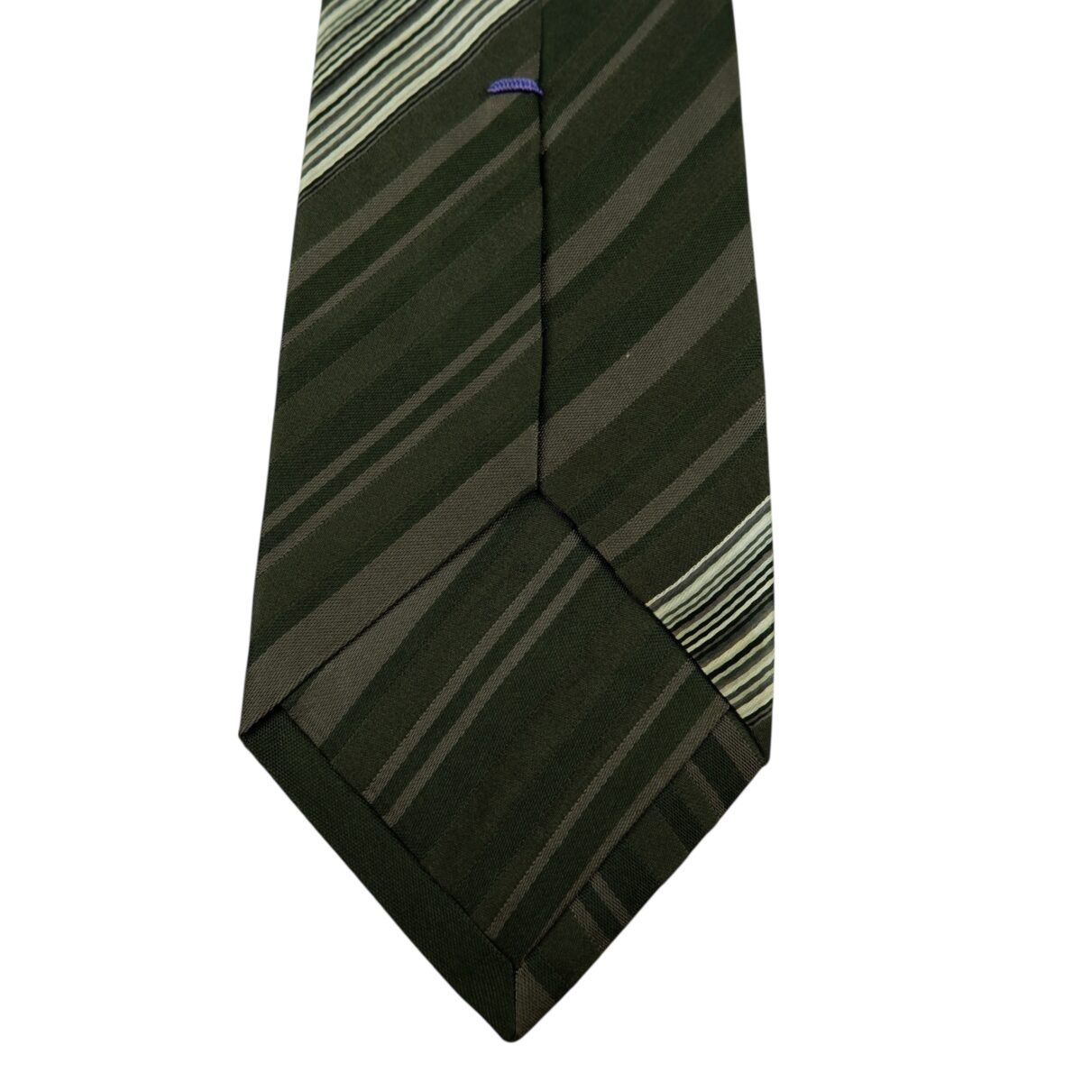 a15867 8 Paul Smith Tie Silk Dark Grey Stripe Japan (US Import Tax Included) มุมที่ 8