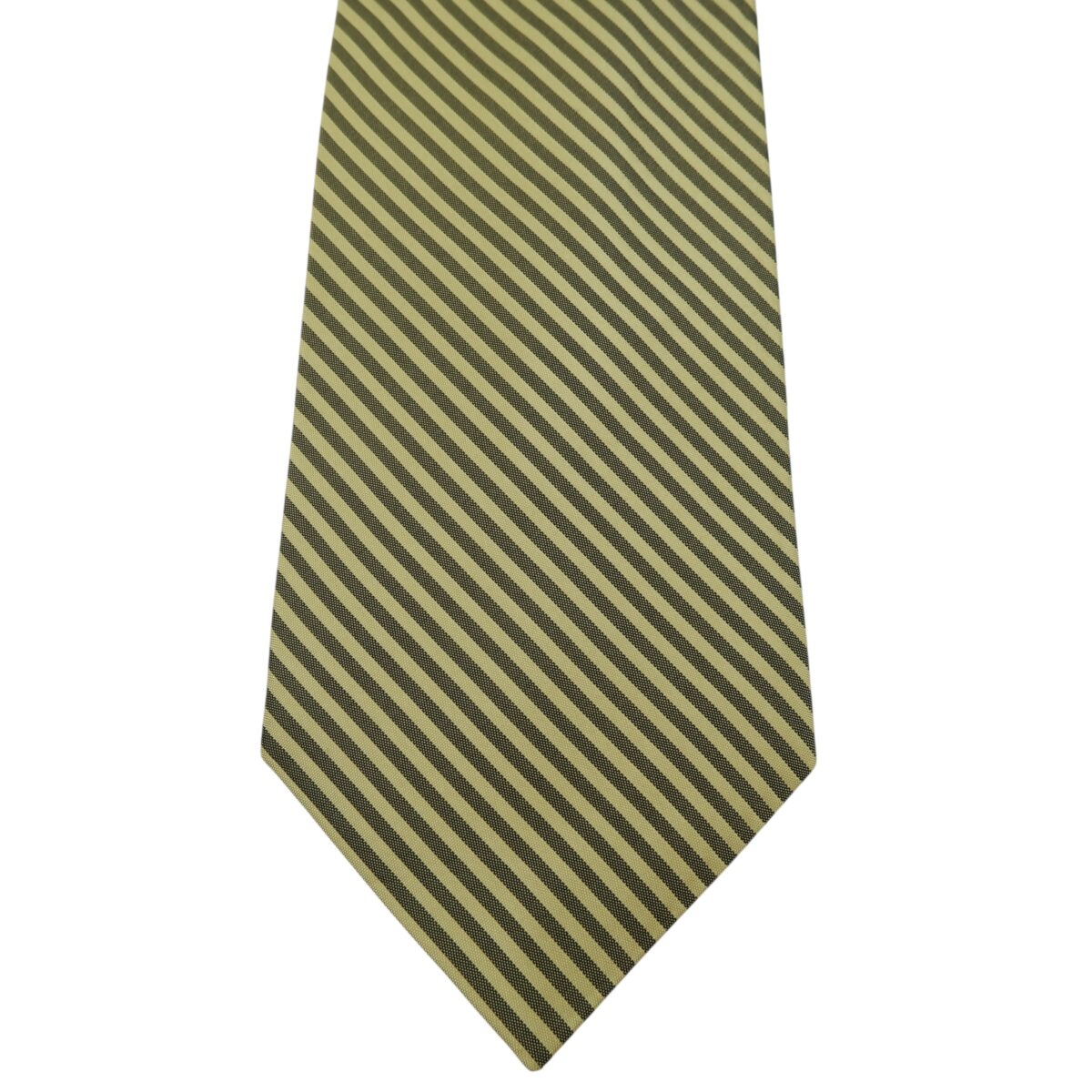 a15872 6 Jim Thompson Tie Silk Brown Stripe Thailand (US Import Tax Included) มุมที่ 6