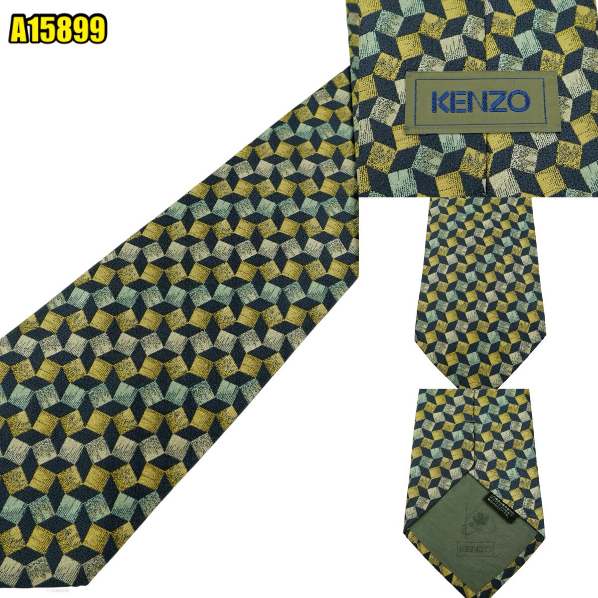 created by photogrid Kenzo Tie Silk Multicolor Japan (US Import Tax Included) มุมที่ 1