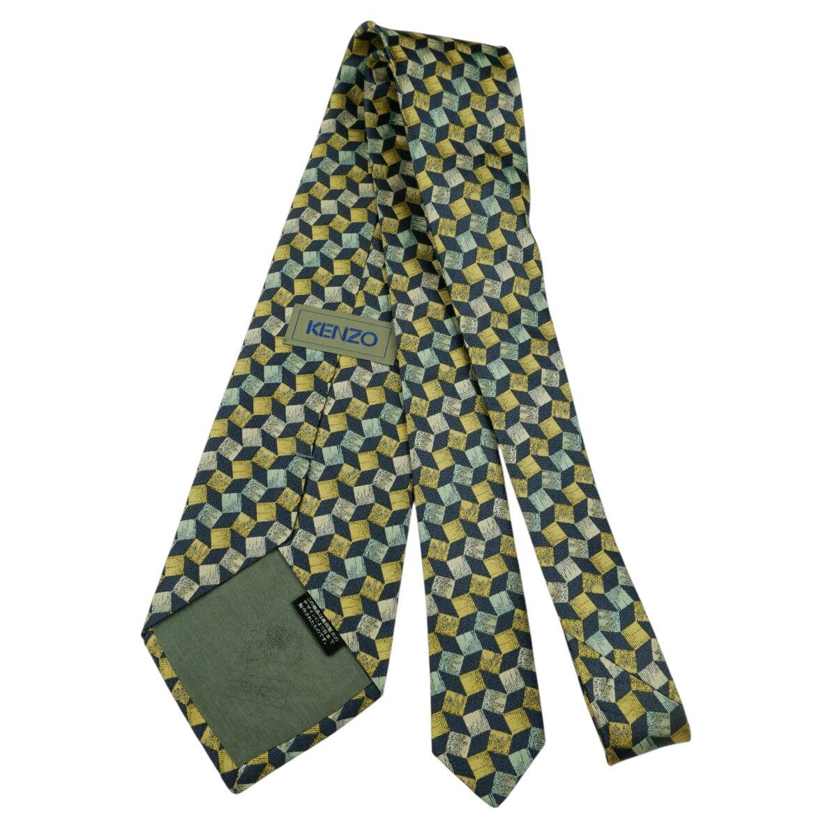 a15899 7 Kenzo Tie Silk Multicolor Japan (US Import Tax Included) มุมที่ 7