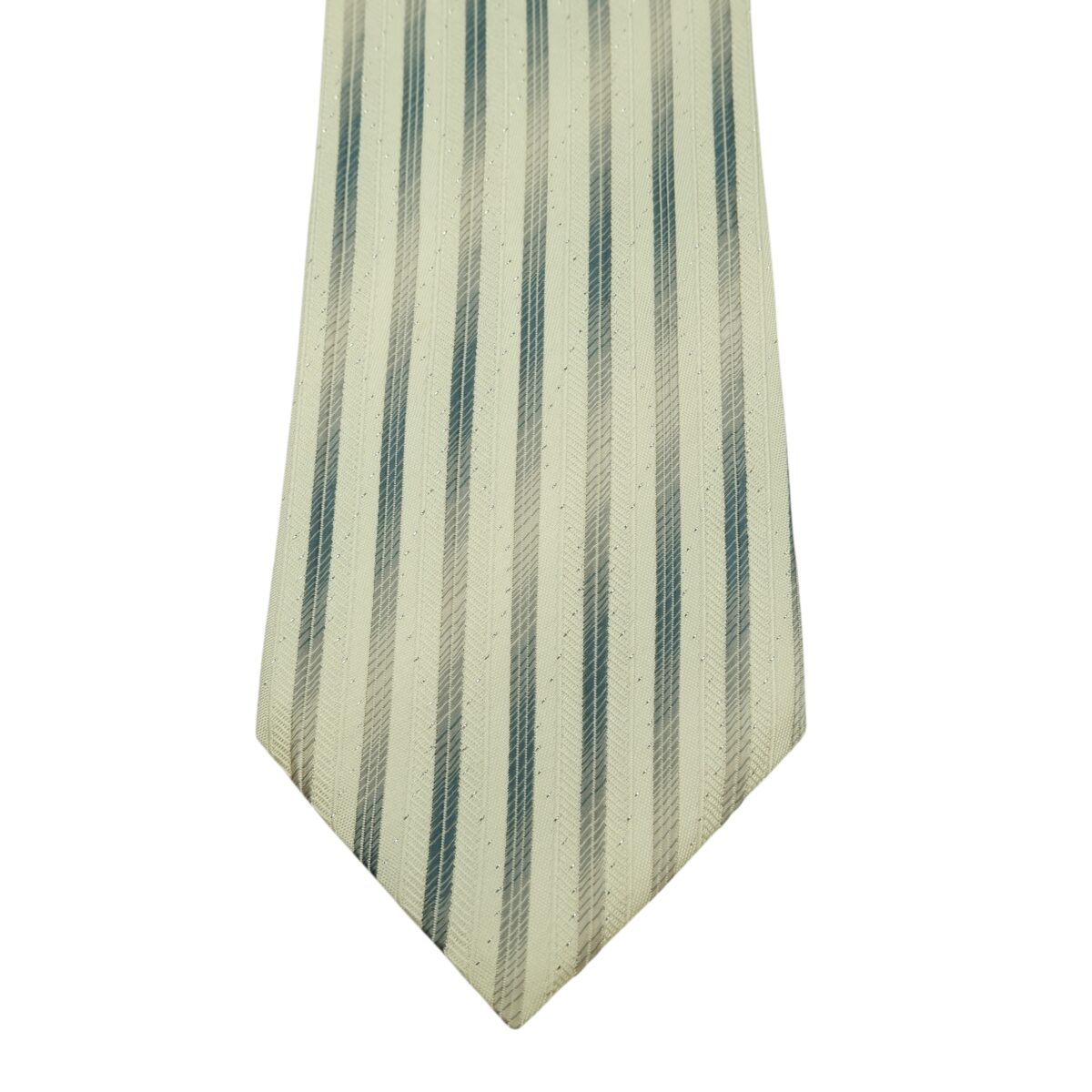 Roberta Di Camerino Tie Silk White Stripe Korea (US Import Tax Included) | mesabb clothing Roberta Di Camerino Tie Silk White Stripe Korea (US Import Tax Included) มุมที่ 6
