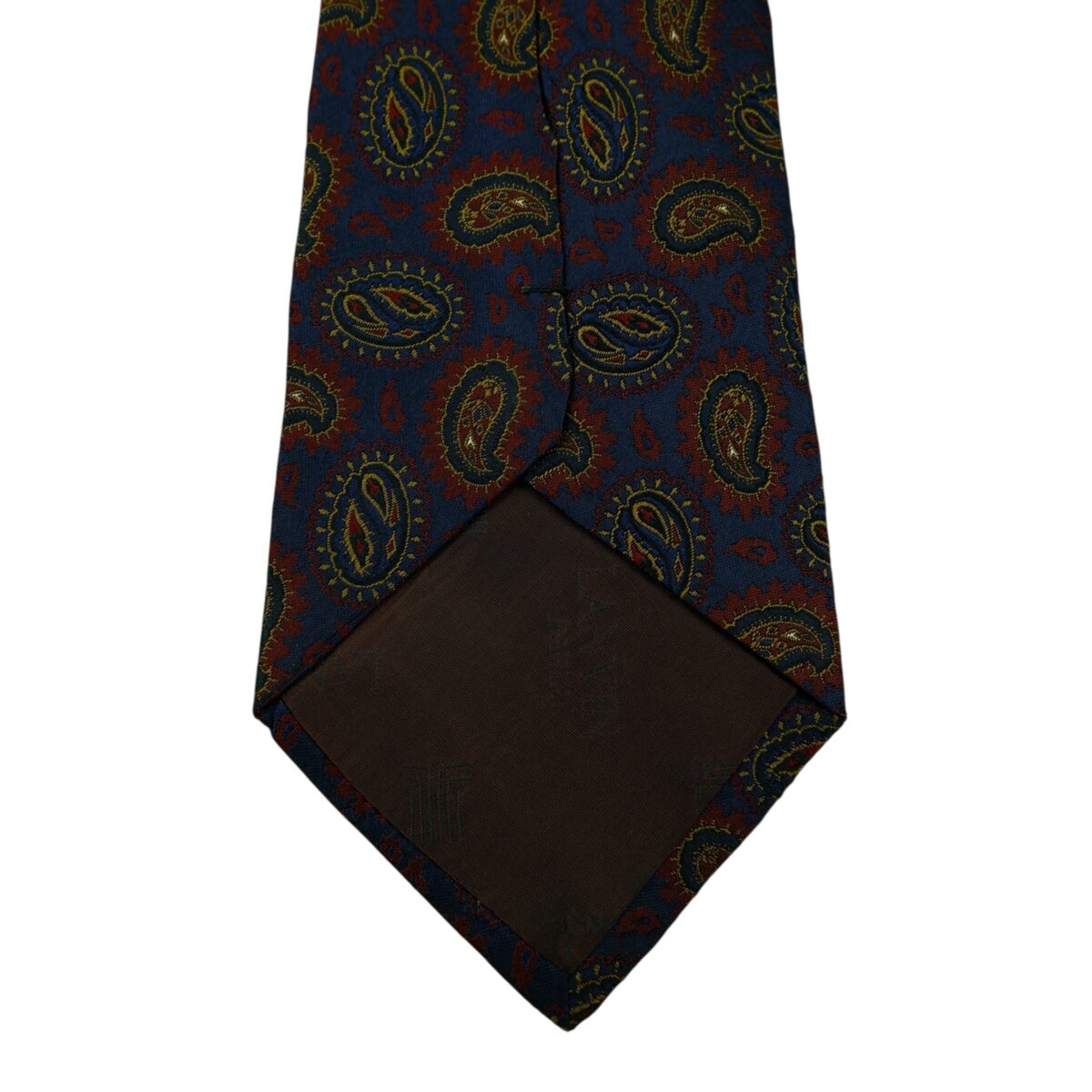 Lanvin Tie Silk Dark Navy Paisley Pattern Italy (US Import Tax Included) | mesabb clothing Lanvin Tie Silk Dark Navy Paisley Pattern Italy (US Import Tax Included) มุมที่ 8