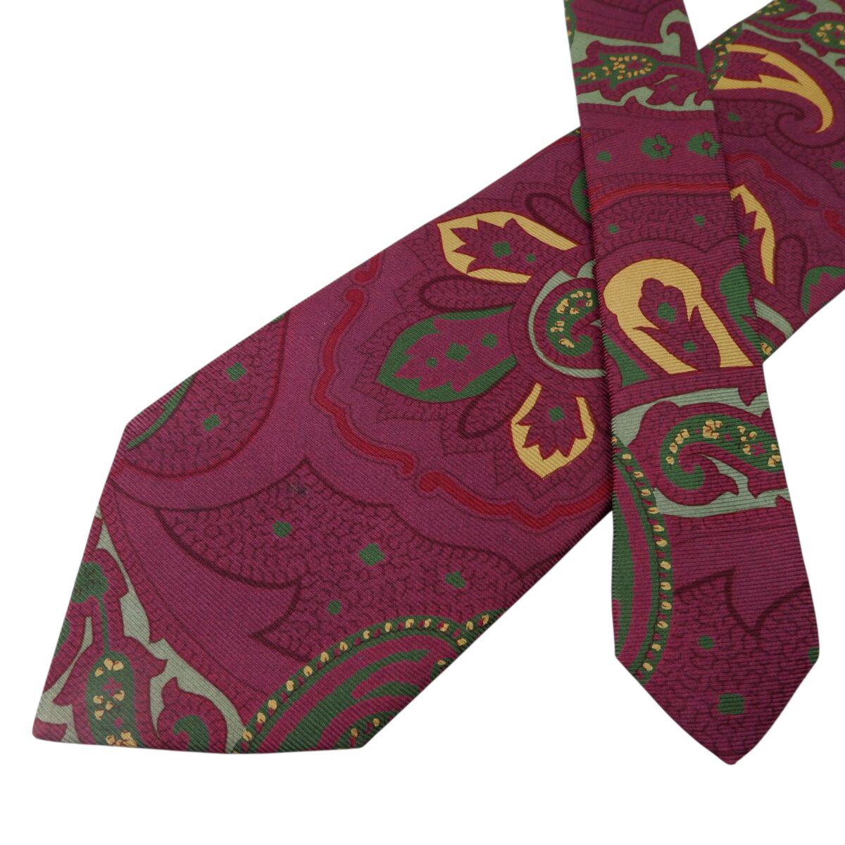 Etro Tie Silk Dark Brown Abstract Italy (US Import Tax Included) | mesabb clothing Etro Tie Silk Dark Brown Abstract Italy (US Import Tax Included) มุมที่ 2