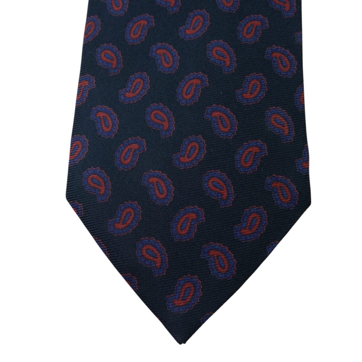 Etro Tie Silk Black Paisley Pattern Italy (US Import Tax Included) | mesabb clothing Etro Tie Silk Black Paisley Pattern Italy (US Import Tax Included) มุมที่ 6