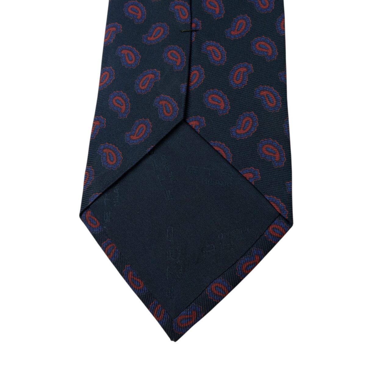 Etro Tie Silk Black Paisley Pattern Italy (US Import Tax Included) | mesabb clothing Etro Tie Silk Black Paisley Pattern Italy (US Import Tax Included) มุมที่ 8