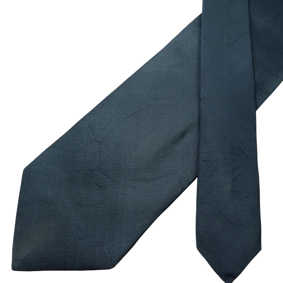 a15993 2 Armani Collezioni Tie Silk Solid Gray Italy (US Import Tax Included) มุมที่ 2