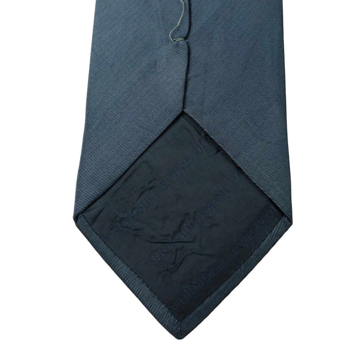 a15993 8 Armani Collezioni Tie Silk Solid Gray Italy (US Import Tax Included) มุมที่ 8