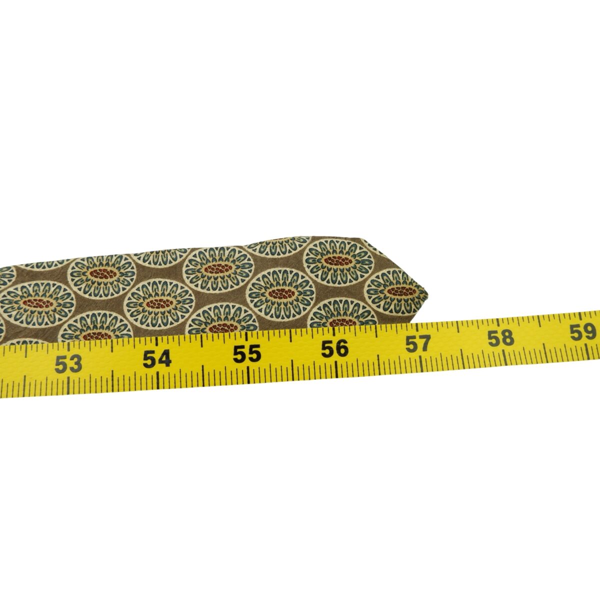 Valentino Tie Silk Brown Geometric Italy (US Import Tax Included) | mesabb clothing Valentino Tie Silk Brown Geometric Italy (US Import Tax Included) มุมที่ 14