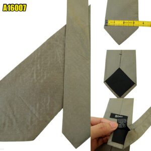 Hugo Boss Tie Silk PE Brown Italy (US Import Tax Included) มุมที่ 1