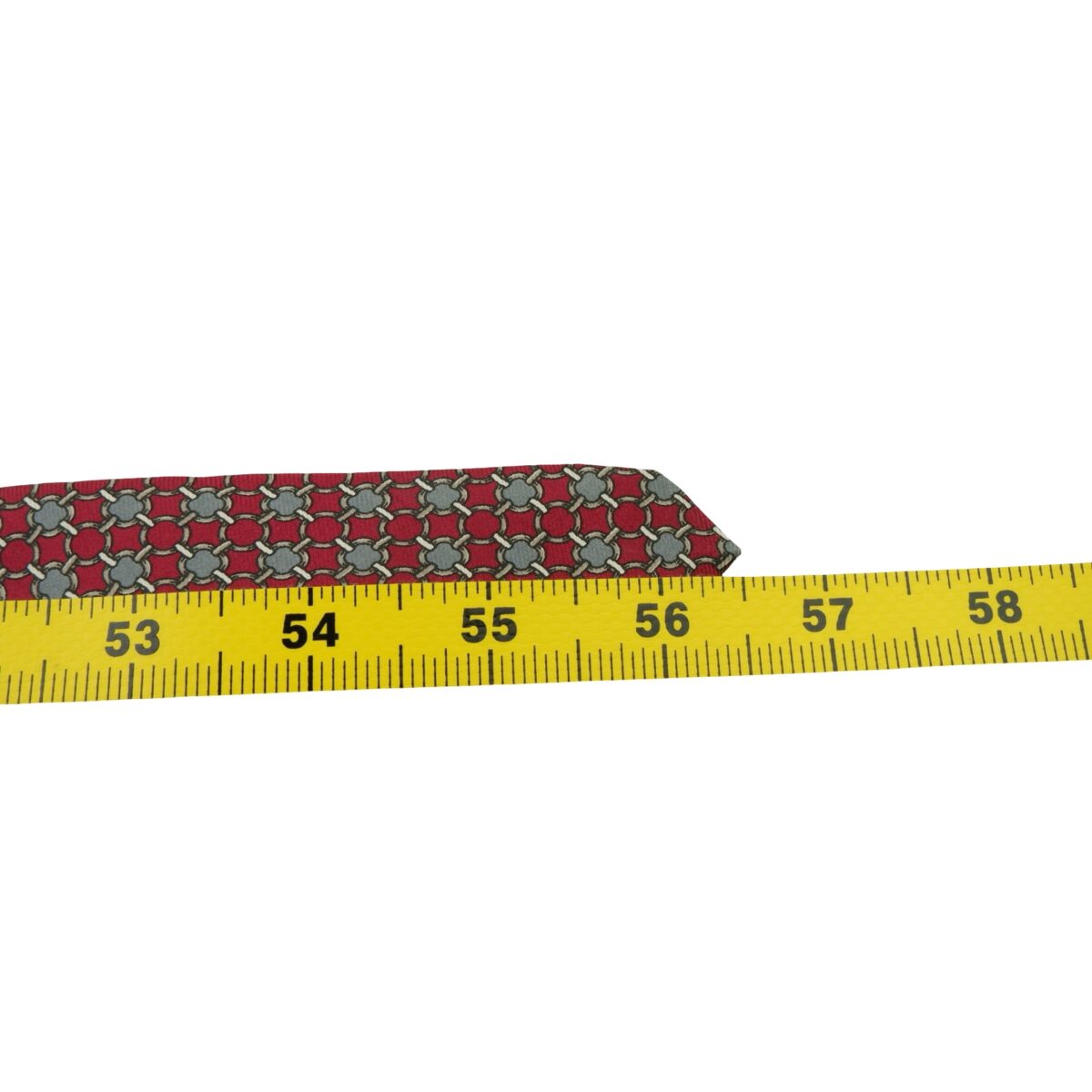 a16011 13 Christian Dior Tie Silk Brown Geometric USA (US Import Tax Included) มุมที่ 13