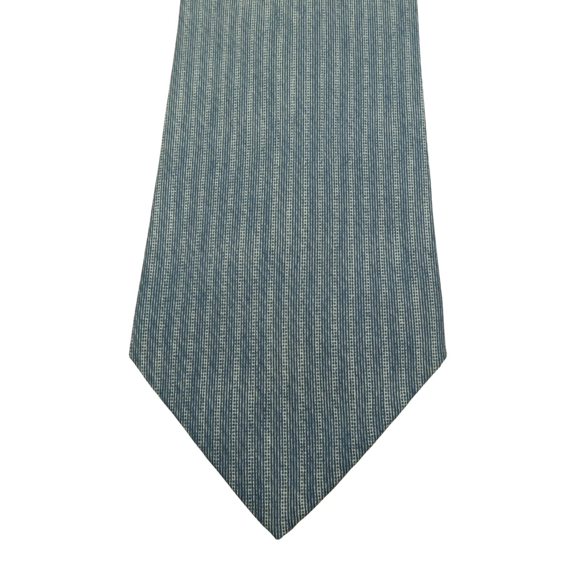 a16075 6 Hermes Tie Silk Gray France (US Import Tax Included) มุมที่ 6
