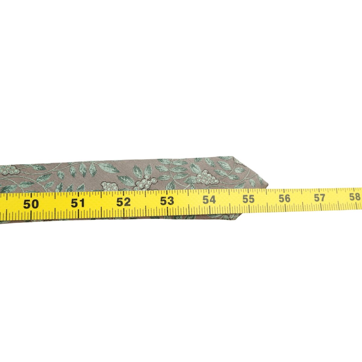 Yves Saint Laurent Tie Silk Gray Floral Pattern Japan (US Import Tax Included) | mesabb clothing Yves Saint Laurent Tie Silk Gray Floral Pattern Japan (US Import Tax Included) มุมที่ 13