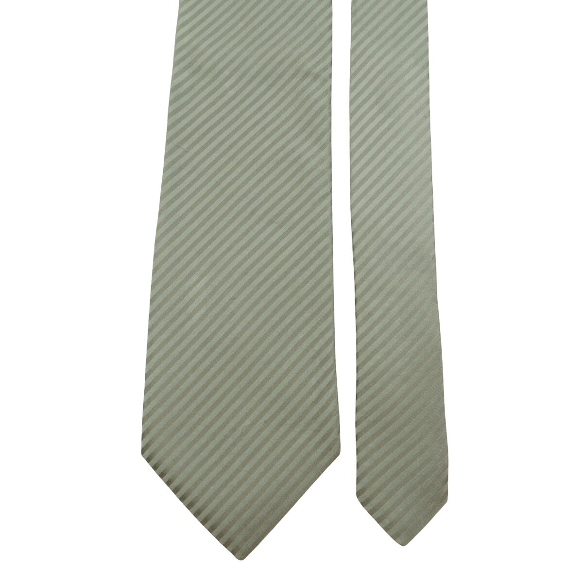 Hugo Boss Tie Acetate Viscose Gray Stripe Italy (US Import Tax Included) | mesabb clothing Hugo Boss Tie Acetate Viscose Gray Stripe Italy (US Import Tax Included) มุมที่ 3