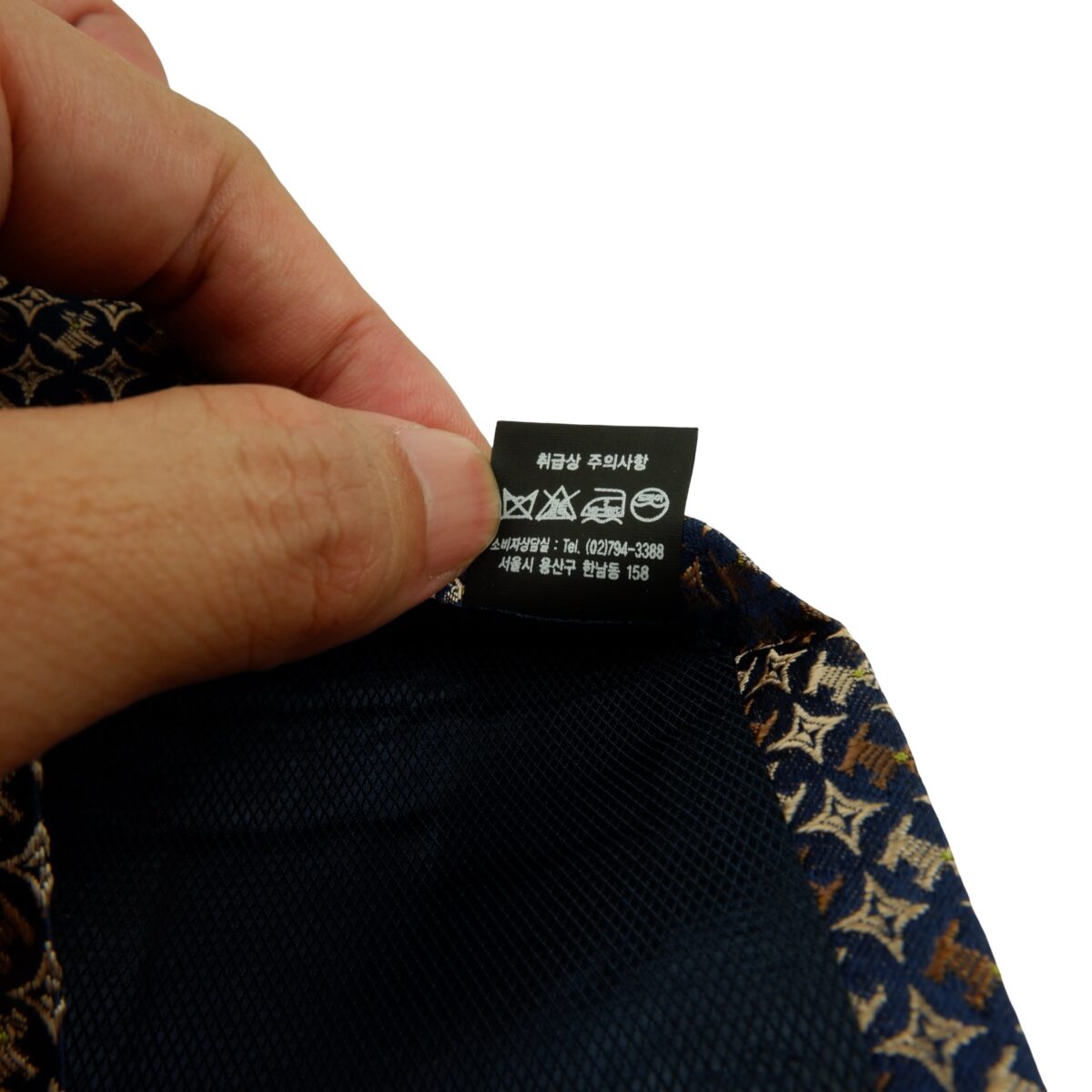 a16155 11 Nina Ricci Tie Silk Black Dog Pattern Korea (US Import Tax Included) มุมที่ 11