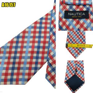 Nautica Tie Silk Multicolor Geometric China (US Import Tax Included) มุมที่ 1