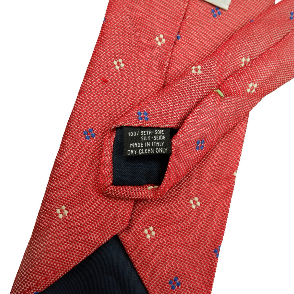 a16167 10 Paul Smith Tie Silk Red Geometric Italy (US Import Tax Included) มุมที่ 10