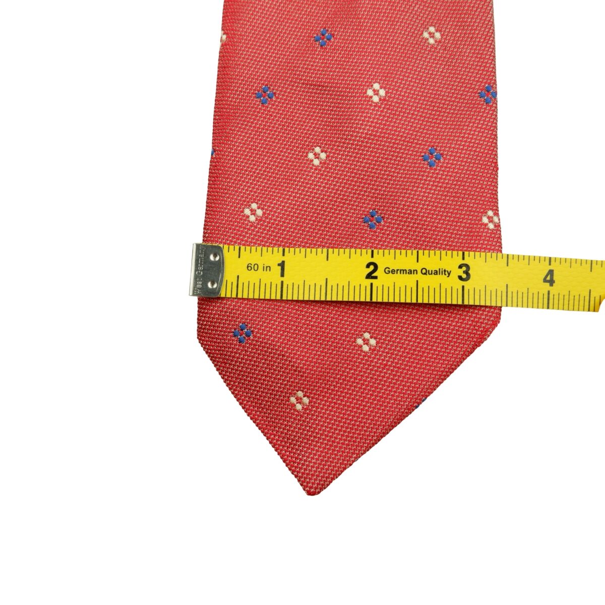 a16167 13 Paul Smith Tie Silk Red Geometric Italy (US Import Tax Included) มุมที่ 13