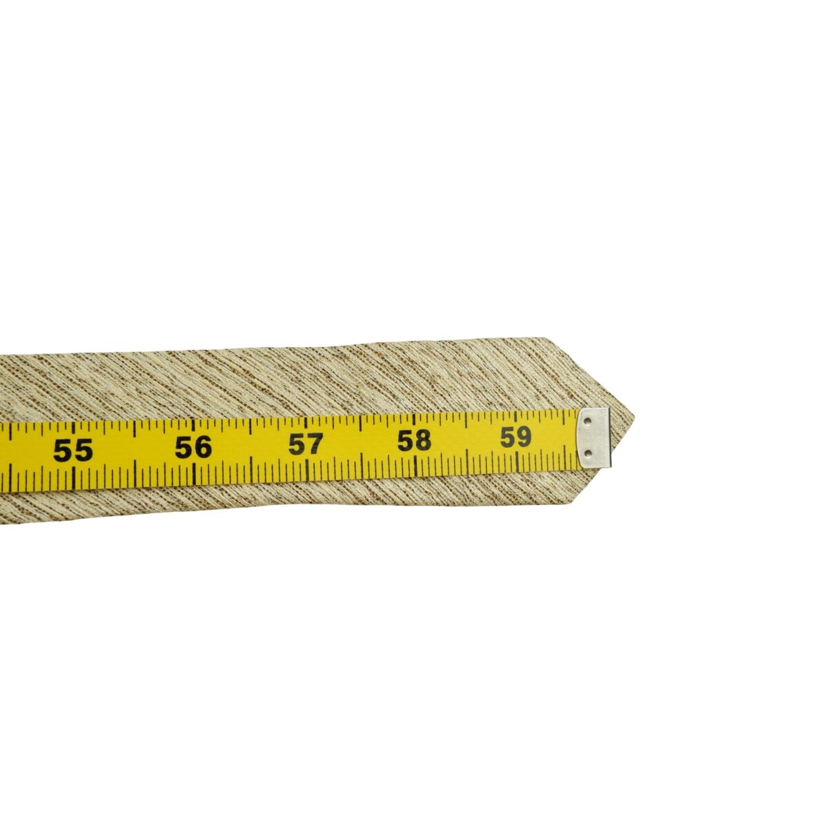 a16183 13 Armani Collezioni Tie Silk Beige Stripe Italy (US Import Tax Included) มุมที่ 13