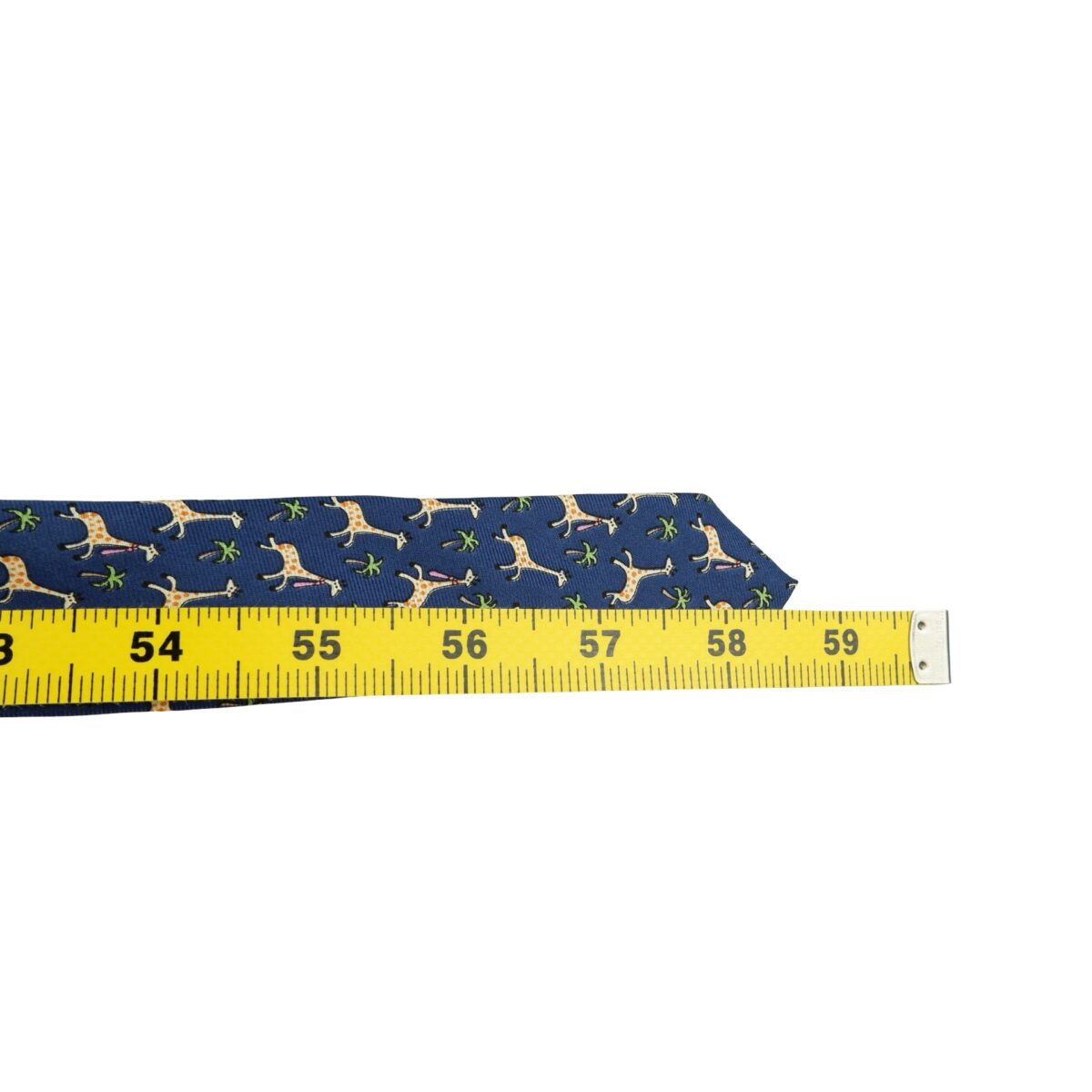 a16193 13 Pierre Cardin Tie Silk Blue Animal Pattern China (US Import Tax Included) มุมที่ 13