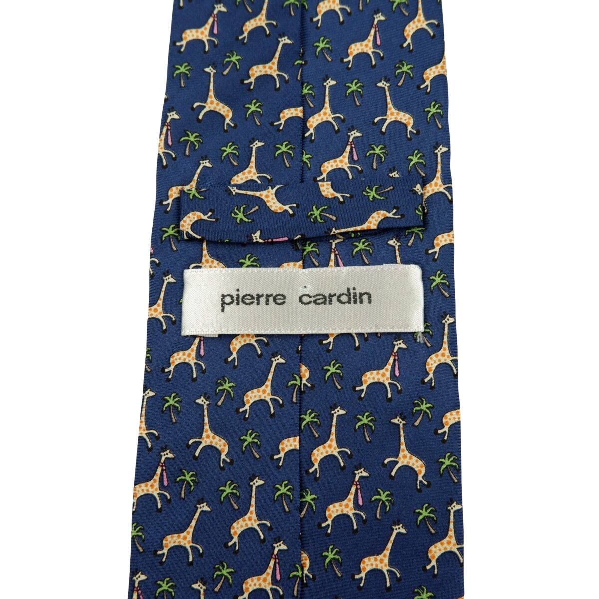 a16193 9 Pierre Cardin Tie Silk Blue Animal Pattern China (US Import Tax Included) มุมที่ 9