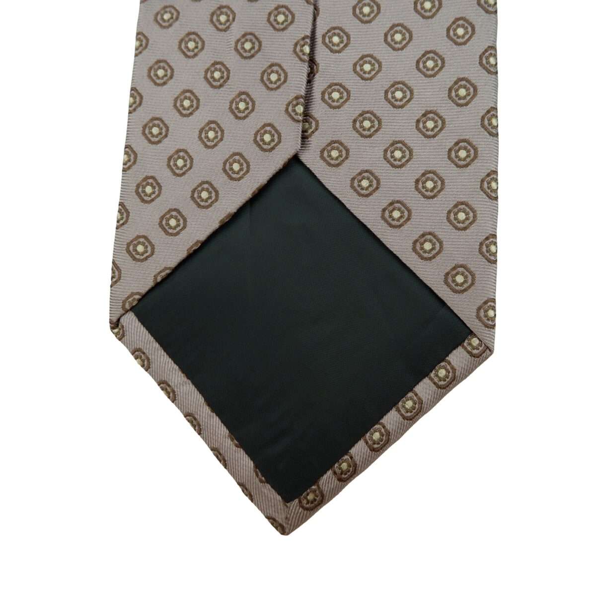 a16198 8 Pierre Cardin Tie Silk Gray Geometric Italy (US Import Tax Included) มุมที่ 8