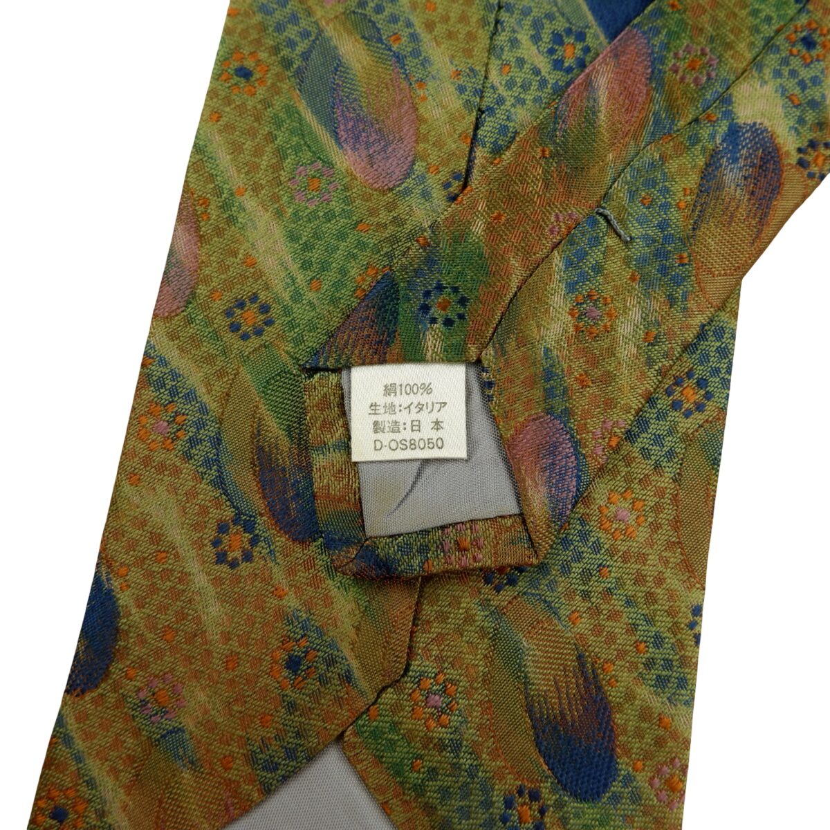 a16201 10 Missoni Tie Silk Green Abstract Pattern Italy (US Import Tax Included) มุมที่ 10