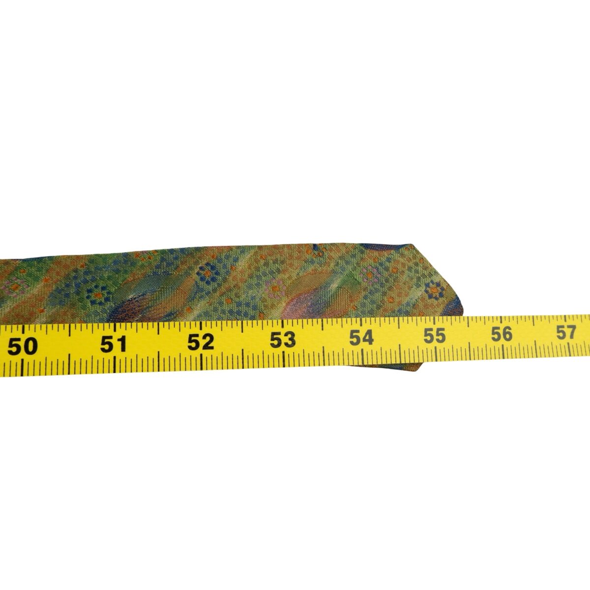 a16201 12 Missoni Tie Silk Green Abstract Pattern Italy (US Import Tax Included) มุมที่ 12