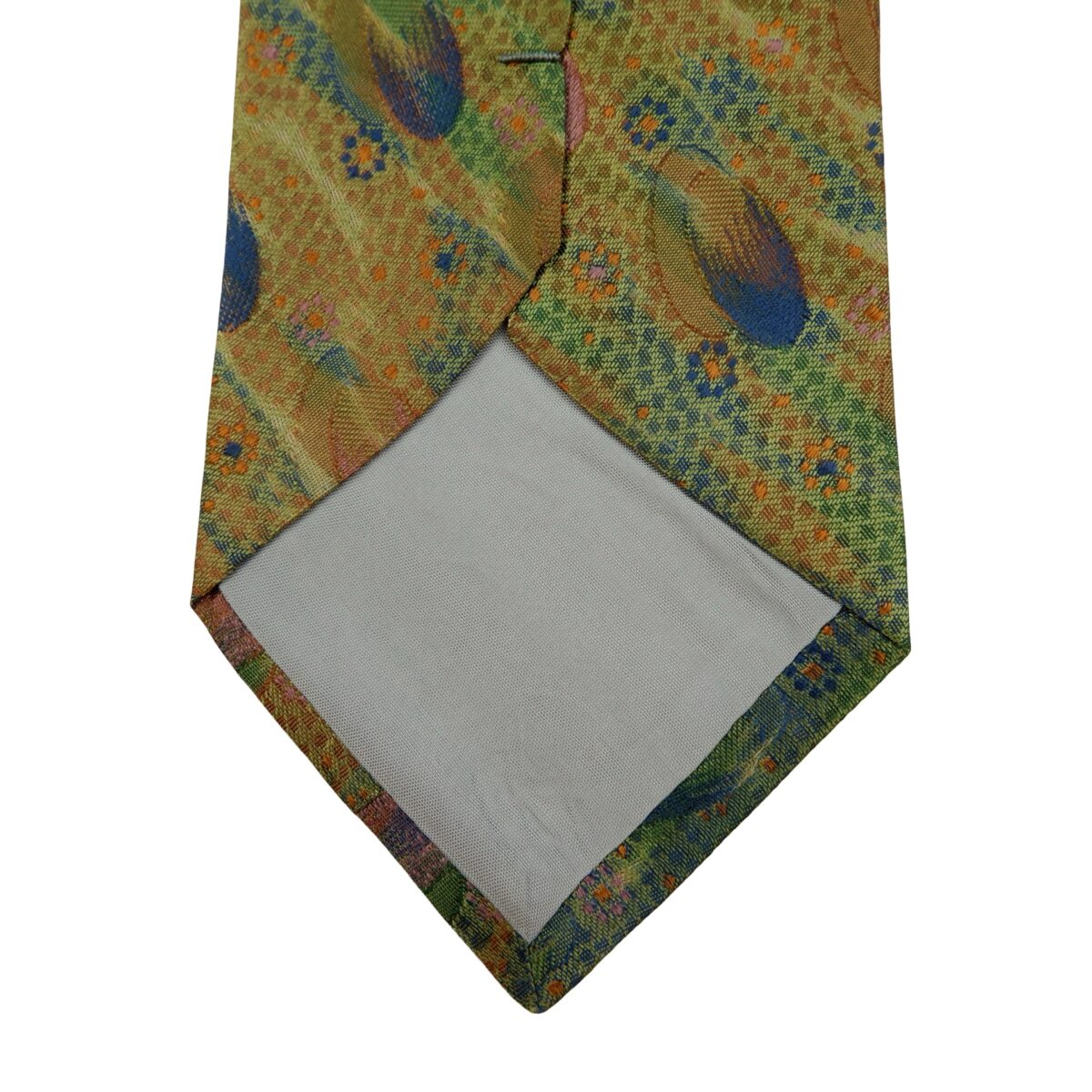a16201 8 Missoni Tie Silk Green Abstract Pattern Italy (US Import Tax Included) มุมที่ 8